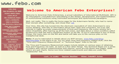 Desktop Screenshot of febo.com