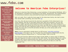 Tablet Screenshot of febo.com
